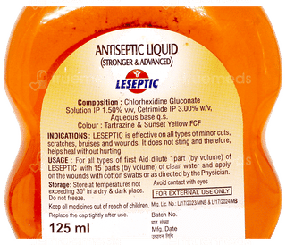 Leseptic Antiseptic Liquid 125Ml
